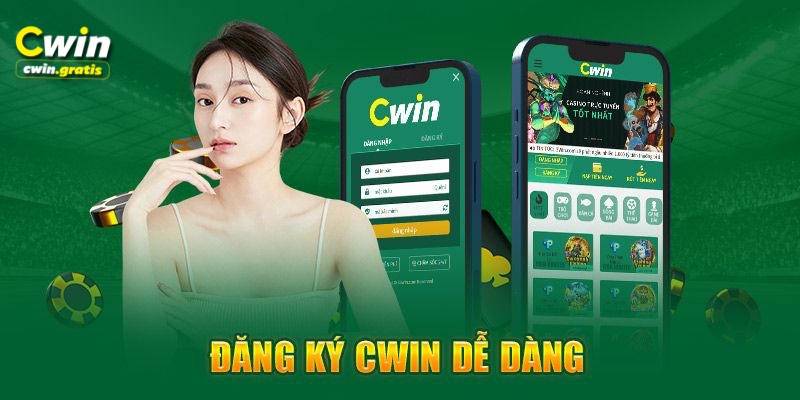 Tham gia trải nghiệm tại sân chơi Cwin với các bước đăng ký thật dễ dàng